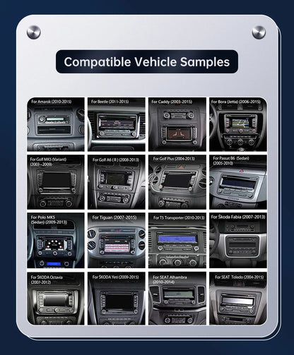 Road Top 7" HD Car Radio Wireless CarPlay Android Auto Stereo Audio For Volkswagen/Seat/Skoda/Passat/Golf/Polo Player