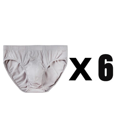 6 Pcs/Lot Men's 100% Cotton Panties Breathable Briefs Comfortable Male Underwear Lingerie Underpants Plue Size Xl -5Xl