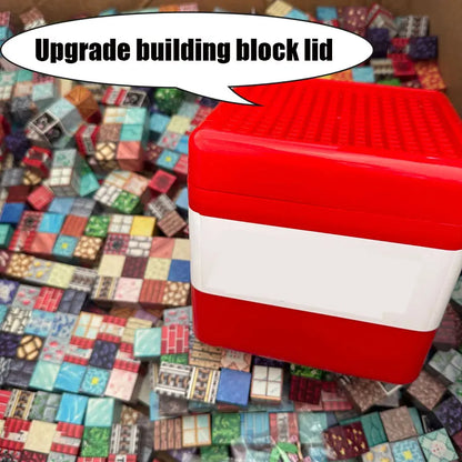 16cm Big Storage Box Magnetic Building Blocks Mine Magnet World Set Puzzle Toys For Kids Montessori Sensory Cubes Birthday Gifts