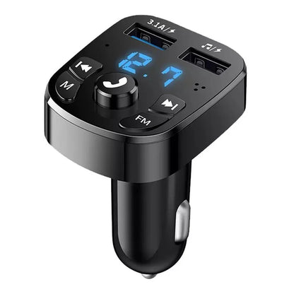 Audio Music Stereo Bluetooth-Compatible 3.1A Fast Charging Audio MP3 Player Wireless FM Transmitter Dual USB Auto Radio Charger