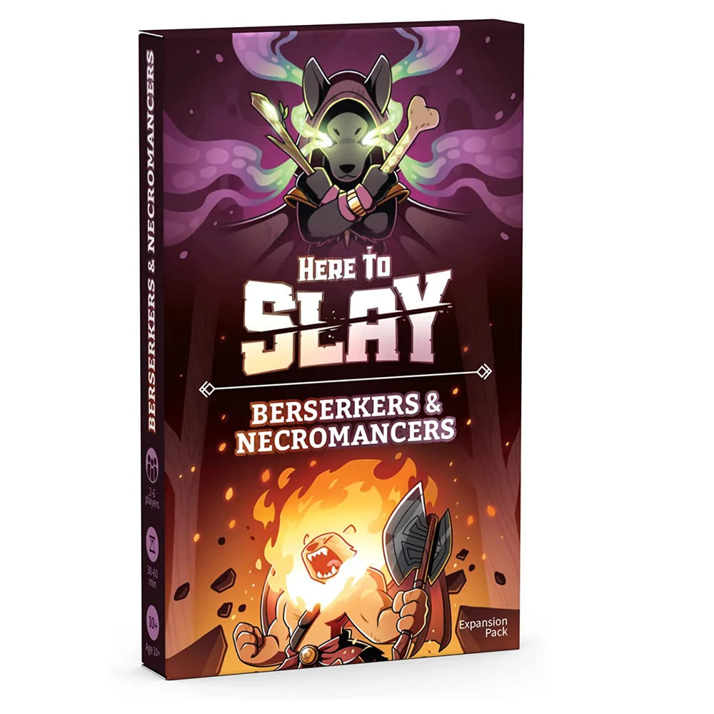 Unstable Games Here to Slay Card Game Unicorns Here to Sleigh Holiday Expansion Pack Family Game Night Strategic role Card Game