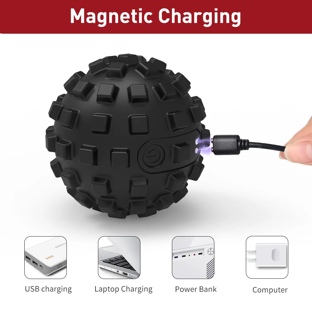 Massage Ball Hand Foot Body Pain Stress Massage Relief Trigger Point Health Care Sport Toy Black Muscle Relax Apparatus Unisex