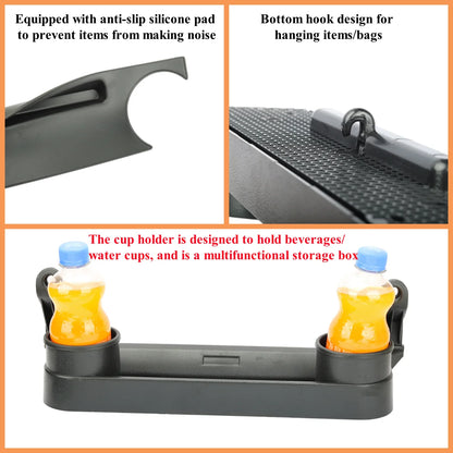 Car Co-pilot Handle Expansion Storage Box Multi-Function Cup Phone Holder Stand for Suzuki Jimny JB64 JB74 2019-2025 Accessories