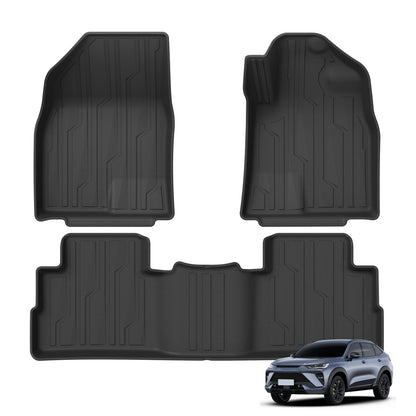 Right Drive for Haval H6 HEV 2025 （With Rear Floor Protrusion）Car Floor Mats Foot Liner All-weather Car Interior Accessories