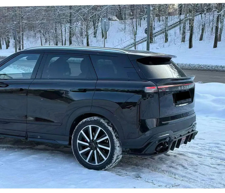 For Chery JAECOO J7 2023-2025 Rear Spoiler Universal Fit All Petrol & PHEV Models Gloss Black No drill Installation Body kit