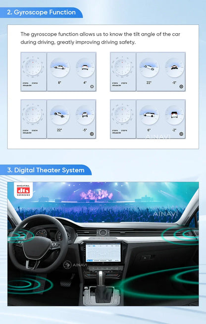 Ainavi Car Multimedia Player For Mazda 6 GJ Atenza 2013 2014 2015 Touring Sport GT wireless Carplay Android Auto 4G Wifi 2din