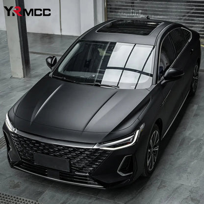 Car Sticker Vinyl Wrap Satin Black Wrapping Film PVC Bubble Free Stickers Car Accessories Auto Self Adhesive Decals Decoration