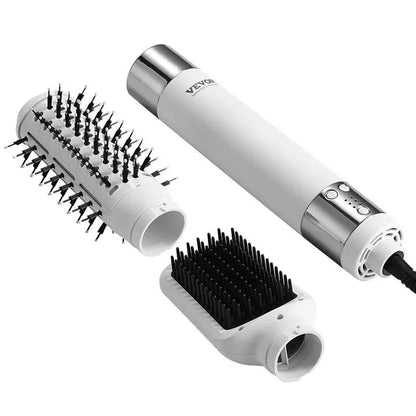 Hair Dryer Styler, Ionic Hair Dryer Brush, 110,000RPM High-Speed Hot Air Styler with Brushless Motor, Oval & Paddle Brush, Blow Dryer Brush Styling Tool for Fast Drying Volumizing Straightening