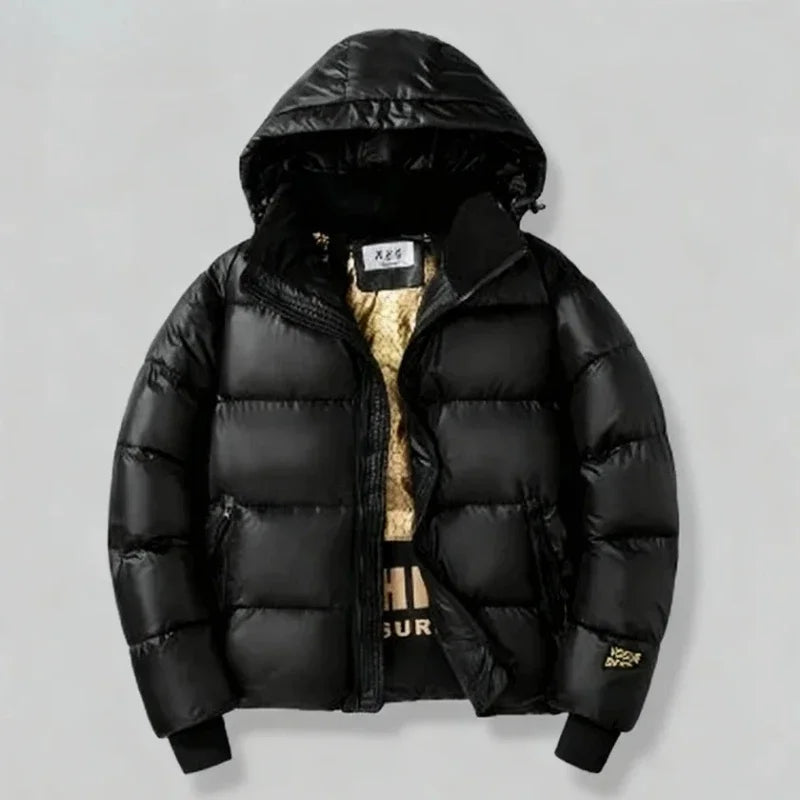Thick Warm Outerwear Parkas for Men Loose Casual Hooded Puffer Jacket Autumn Winter Versatile High-quality Padded Jacket for Men