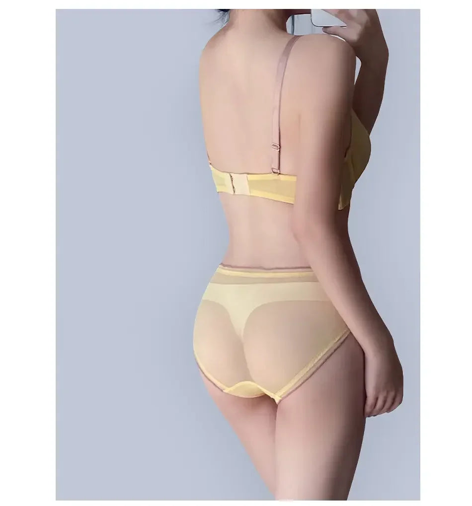 Full Coverage Minimiser Bra for Large Bust, Ultra Thin Seamless Wireless Lift & Support Anti Sag Set BANERDANNI S-2XL 32-40 ABC