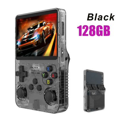 Open Source R36S Retro Handheld Video Game Console Linux System 3.5 Inch IPS Screen Portable Pocket Video Player 64GB Games Gift