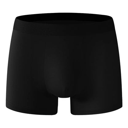 Men's Solid Black Boxers Ultra-Soft Breathable Stretch Daily Underwear Bulk Pack Easy Laundry Change