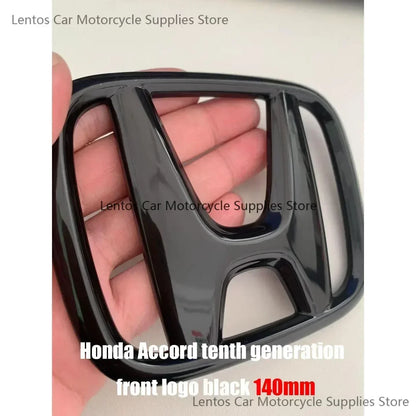 Black Red Front Rear Cover Steering Wheel Emblem Modification Sticker for Honda 10th Accord Civic Exterior Tuning Parts