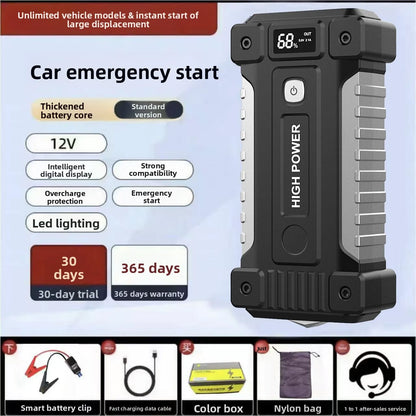 SUKIN Super Capacitor Jump Starter for Car 12V Instant Start Portable Emergency Power Supply for Automotive Battery Dead Cell