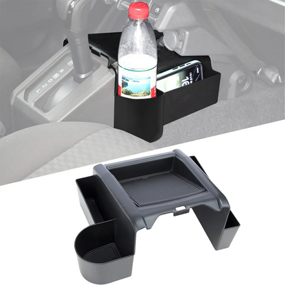 Car Gear Shift Storage Box Center Console Organizer Tray Phone Cup Holder for Suzuki Jimny 2024 2025 AT Model Interior Accessory