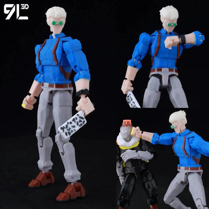9L3D Lucky13 Gojo Sukuna Jujutsu Fushiguro Toji Gojo Satoru Action Figure Dummy13 T13 Multi-Jointed Collectible Toys Titan13