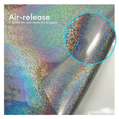 Car Stickers Laser Dot Silver Sticker Vinyl Wrap Diy Car Body Color Change Sticker Waterproof Scratch Resistant Car Accessories