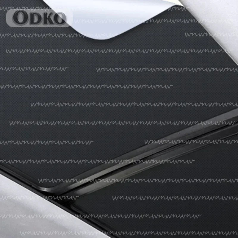 Roof Sunshade Fit For Audi Q4 e-tron 2021-2023 2024 Car Electrostatic Adsorption Sunroof Sunshade Skylight Blind Shading Sticker