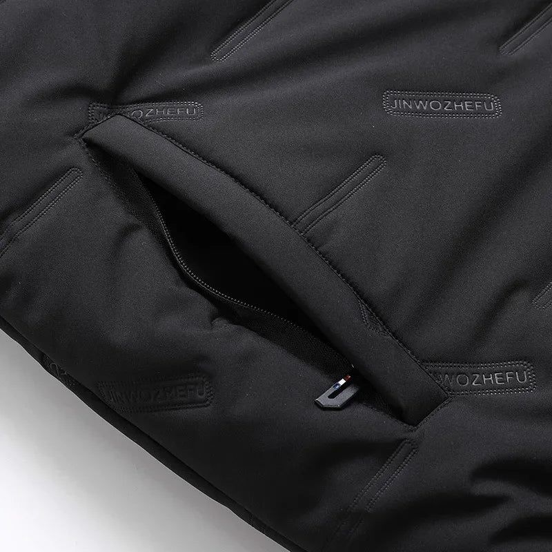 Padded Vest Men's Winter New Men Down Cotton Vest Warm Canvas Horse Jacket Youth Sleeveless Athletic Big Size Men's Clothing 6XL