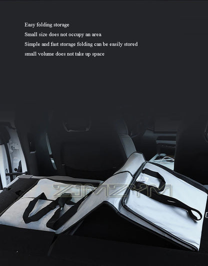 Car Travel Bed SUV Rear Seat Sleeping Mat Non-Inflatable Camping Mattress Extension Board With Special Head Block Folding Pad