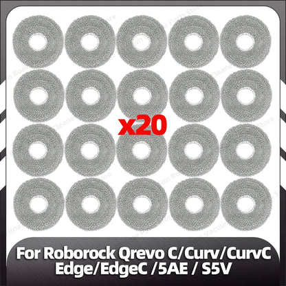 Fit for Roborock Qrevo C/Curv/CurvC/CurvC PRO/Edge/EdgeC/5AE/S5V/S5X/5AI/5XC Main Side Brush HEPA Filter Mop Pad Dust Bag Parts