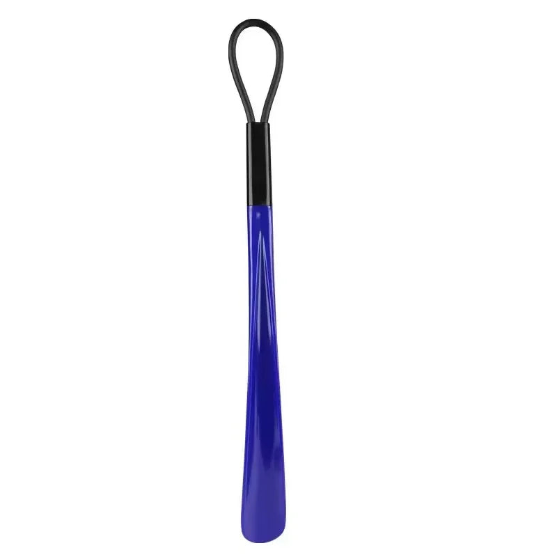 Long-Handled Plastic Shoehorn Shoe Slipper with Hanging Strap Lazy Person's Shoe Wearing Tool Convenient Shoe Extractor