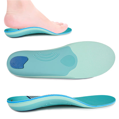 220lbs+ Plantar Fasciitis Orthopedic Sport Insole Men Women High Arch Support Flat Feet Sole, Pain Relief Orthotic Shoe Insert