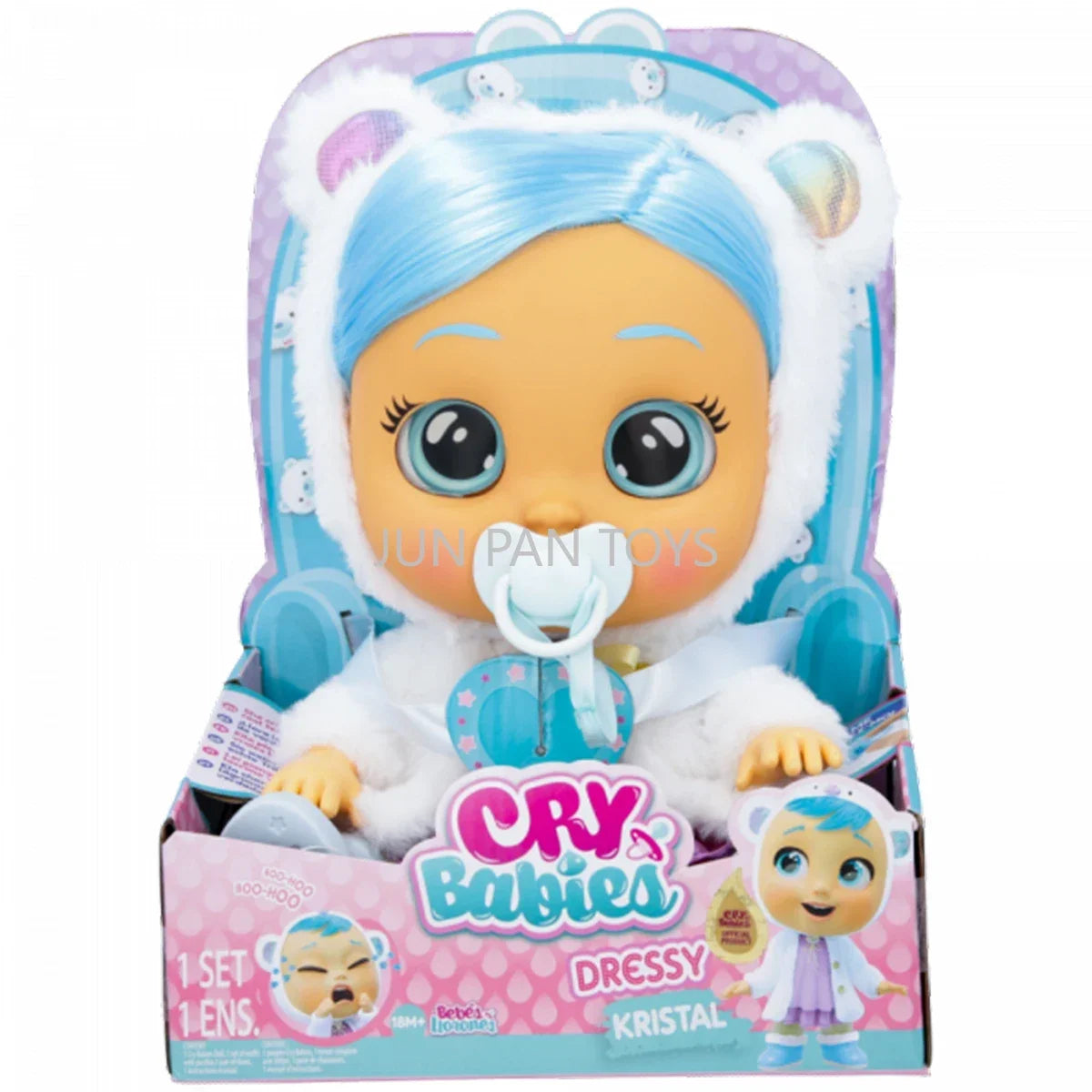Original Cry Babies Series 1 Magic Tears Icy World Storyland House Tina Bff Dotty Fashion Dolls Collectible Kids Toy Figures 1pc