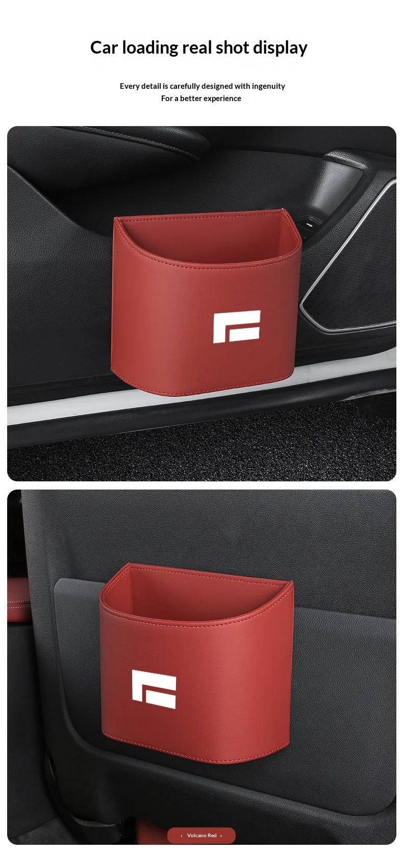 Suitable for Rox 01 ADAMAS car trash can suspension storage box car door side cup holder umbrella bucket storage box