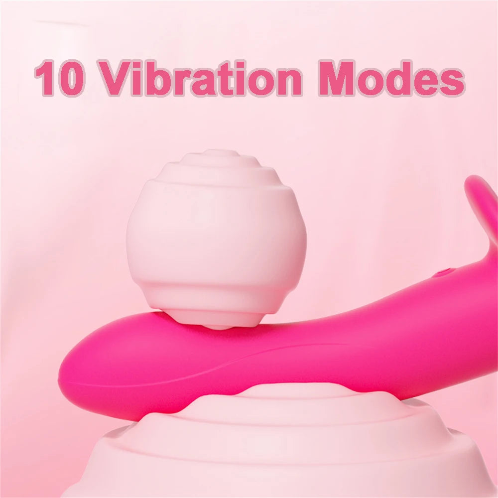 Strap-on Dildo Vibrator Vaginal Masturbatoion Clitoris Stimulator Wearable Double Head 10 Vibration Sex Toys for Couple Lesbian