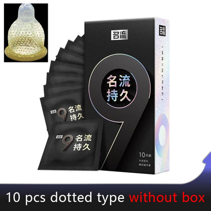9 Times Delayed Ejaculation Condoms For Men Reduce Sensitivity Pysical Ultra Thick Long Last Condom Penis Sleeves Sex Toys Tool