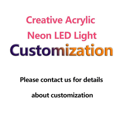 Custom Pokemon Pikachu Acrylic Neon LED Light Animes Artwork for Home Festival Party Salon Bar Hotel Business Shop,Etc.