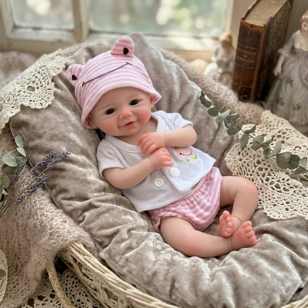 Aizwa1 Loulou, Bettie, Vivienne Silicone Reborn Doll Girl For Choice 13 Inch Lovely bebe reborn de silicona Doll Toy