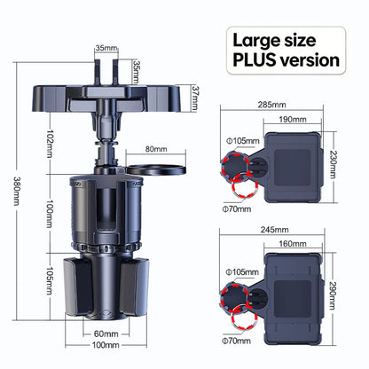 Cup Holder Tray for Car Dual Cap Holder 4 In 1 Adjustable Car Cup Holder Car Drink Phone Holders Snack Tray Expander
