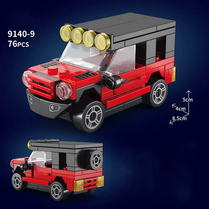 City Technique Speed Racing Car old Classic Sport Model Building Brick Super Racer Great Rally Vehicles Block Christmas gift Toy