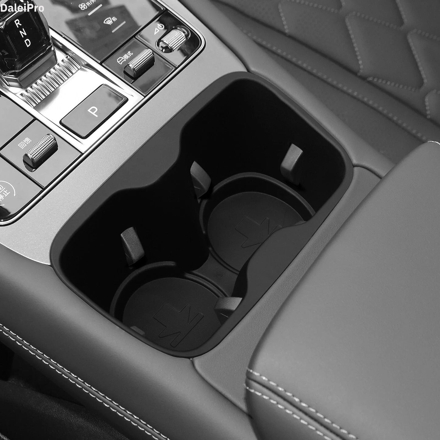 For BYD Sealion 07 2024 2025 Armrest Storage Box Center Console Layered Storage Box Cup Holder Modification Interior Accessories
