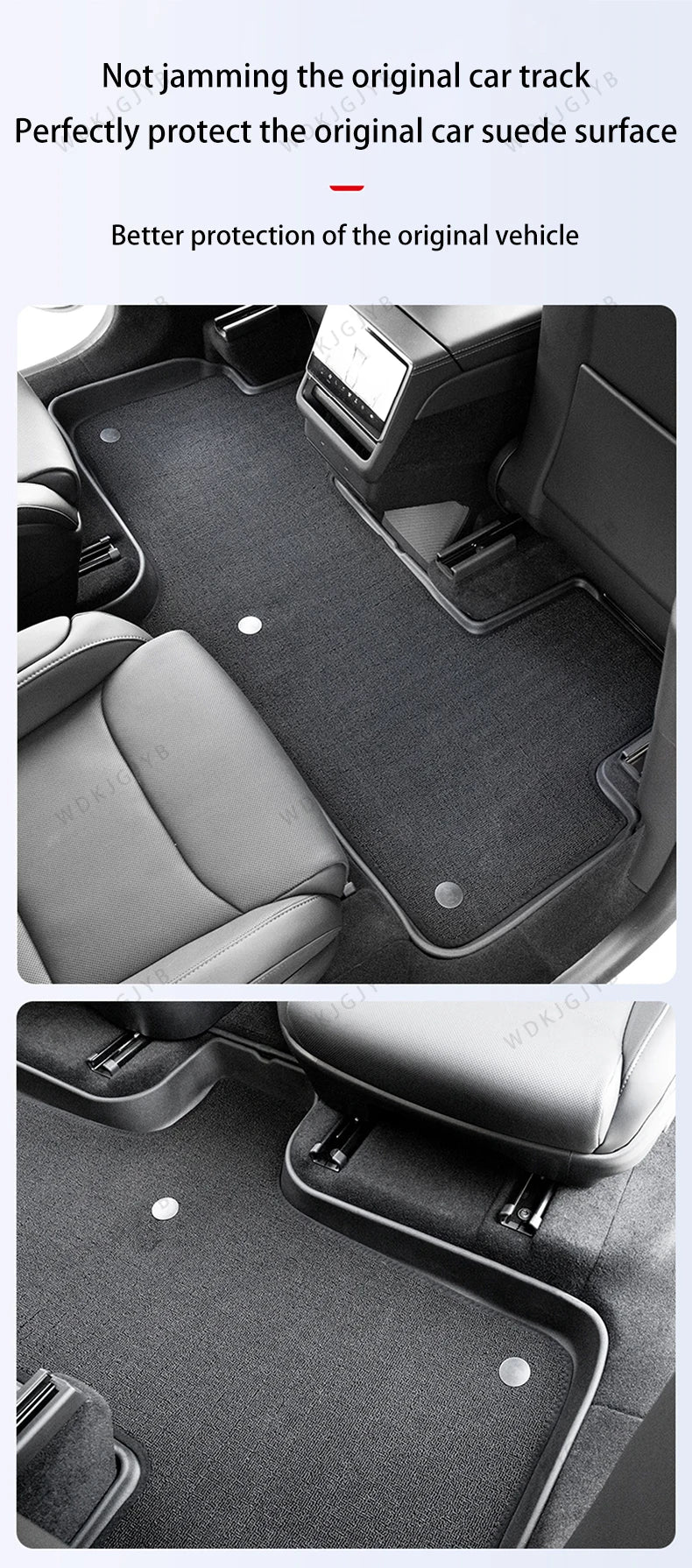 For Tesla New Model YL Launch 2026+ Car Floor Mats Cargo Liner Trunk Mats Backrest Kick Pads Protection Car Interior Accessories