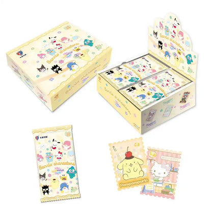 Genuine Sanrio Family Shining Dream Journey Series Limited Edition Collectible Cards Peripheral Children Holiday Toys Gifts