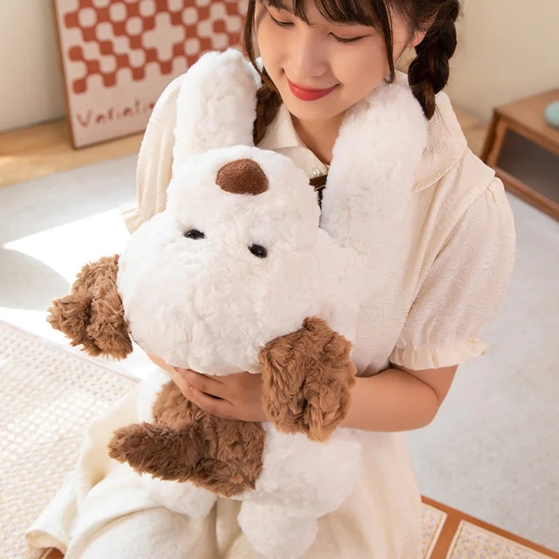 Hot 1pc 35cm/55cm Cute Puppy Plush Toy Stuffed Soft Animal Dog Doll Sleeping Pillow Cushion Christmas Birthday Gift For Kids