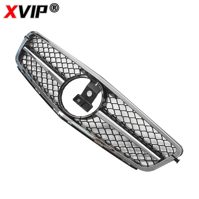 XVIP AMG Style Front Bumper Grille For Mercedes Benz C-Class W204 2008-2014 C180 C200 C350 S204 Glossy Black GTR Style Grille