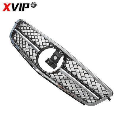 XVIP AMG Style Front Bumper Grille For Mercedes Benz C-Class W204 2008-2014 C180 C200 C350 S204 Glossy Black GTR Style Grille
