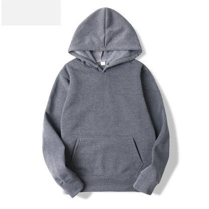 Men's autumn and winter new color solid color multi color optional hooded sweatshirt+pants fashionable casual sports set s-3XL