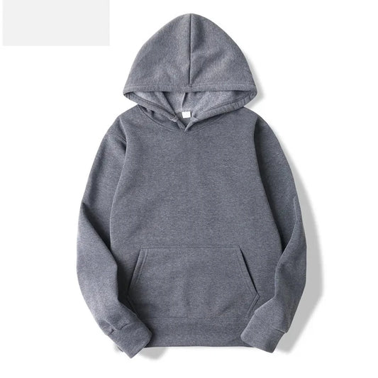 Men's autumn and winter new color solid color multi color optional hooded sweatshirt+pants fashionable casual sports set s-3XL