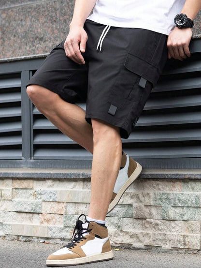 plus Size Men's Casual Fashion Work Shorts for Daily Outings Ideal Gift for Boyfriend