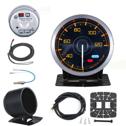 HA Accessories 60mm Auto Gauge Meter 7Color Def i Advance A1 Oil Pressure Turbo Boost EGT Exhaust Temp Tachometer Water Oil Temp