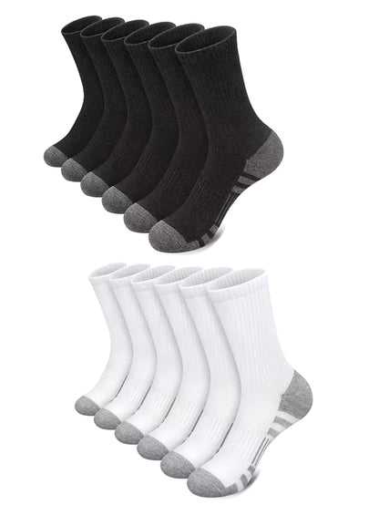 Men's Running Socks 10/30 Pairs Soft Comfortable Summer Sweat Wicking Breathable Basketball Sports Socks for Active Lifestyle