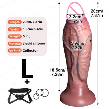 3Sizes Advanced Realistic Soft Dildo Big Thick Fake Penis Silicone Cock Woman Man Vagina Anal Masturbation Suction Cup Sex Toys
