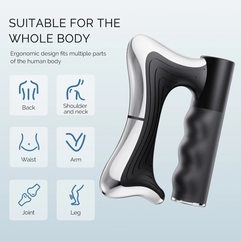 Electric Fascia Knife Vibration Body Massager 10500RPM high vibration massage Massager Body Lifting Blade Comb Massage Tool