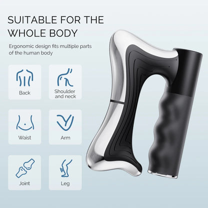 Electric Fascia Knife Vibration Body Massager 10500RPM high vibration massage Massager Body Lifting Blade Comb Massage Tool
