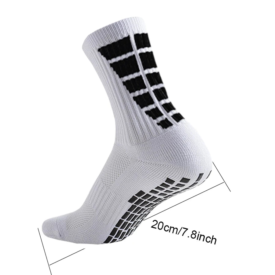 6/12/18/24/26/30pairs Non Slip Sport Socks For Men Women Football Soccer Basketball Sports Gear